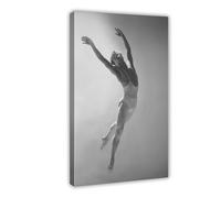 Rudolf Hametovich Nureyev Modern Ballerina 侵权 Canvas Poster Bedroom Decor Sports Landscape Office Room Decor Gift 12x18inch(30x45cm)