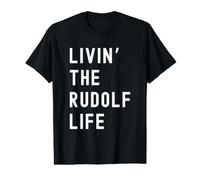 Rudolf Living The Rudolf Life Name Value Graphic T-Shirt