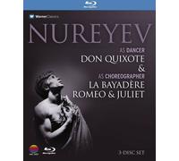 RUDOLF NUREYEV - NUREYEV (DON QUIXOTE/LA BAYADERE,ROMEO & JULIET) 3 BLU-RAY NEW