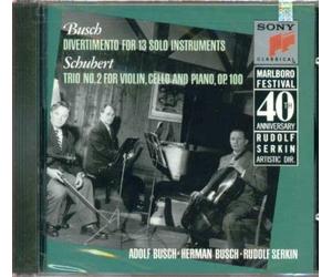 Rudolf Serkin Busch: Divertimento for 13 Solo Instruments / Sch (CD) (US IMPORT)