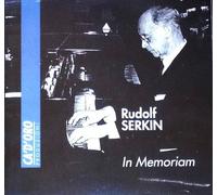 RUDOLF SERKIN: IN MEMORIAM - BACH CAPRICCIO BWV 992, BEETHOVEN PIANO SONATA NO.23, SCHUBERT IMPROMPTU OP. 142 / NO.4 , MENDELSSOHN INTODUCTION TO RODO OP.14, BRAHMS VARIATION ON A THEME BY HANDEL - RODULPHE