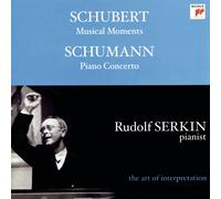 SERKIN/SCHUBERT/SCHUMANN/PHL/ORMANDY - Musical Moments / Cto in a Minor for Piano & Orch