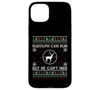 Rudolph Can Run But He Can't Hide Shirt Hunting Christmas Case for iPhone 15 Plus