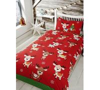 Rudolph & Friends Single Christmas Duvet Cover Set