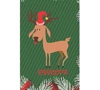 Rudolph: Merry Christmas Rudolph reindeer Journal, Notebook, Diary, of writing,6"x9" Lined Pages, 120 Pages