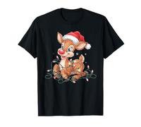 Rudolph The Red Nose Reindeer Christmas Gitfs For Kids T-Shirt