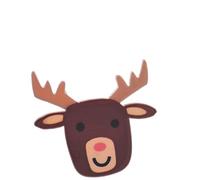 Rudolph the Red Nose Reindeer Lapel Pin/Badge (LP4)