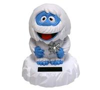Rudolph the Red Nosed Reindeer Bumble Abominable Snowman Solar Bobble Head