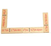 Rudolphs Schatzkiste Computing domino time of 40 parts, 20 x 16 x 3 cm computing play math learn mental game