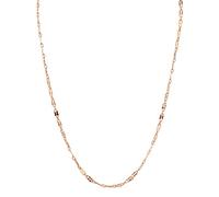 Rudra Empire Oxidized Pure Copper Oval Link Chain Necklace - Handmade Vintage Copper Jewelry Clasp for Men & Women- 20 Inch