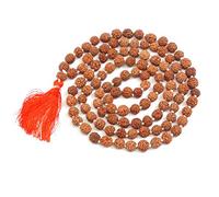 Rudraksha Japa Mala 7 mm| Authentic Indian 108 Beads | Hand-picked | Rosary for chanting