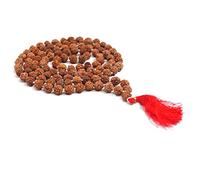 Rudraksha Japa Mala 8 mm| Authentic Indian 108 Beads | Hand-picked | Rosary for chanting