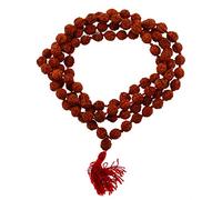 Rudraksha Mala 108 Beads - Rudraksha Beads -Nepal Rudraksha Seed Japa Mala Tibetan Prayer Beads for Rudraksha Necklace Men Women Meditation Yoga