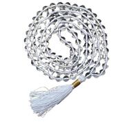 Rudrarise Sphatik Mala Original Certified Valuable Sphatik Japa Mala 108 Beads AA++ Quality Transparent Quartz Crystal Mala Spatika Mala Rare Saptikamala For Wearing & Mantra Jaap स्फटिक माला
