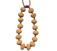 Rudrashiv Blessing 10 Mukhi Indonesian Rudraksha Bracelet In Thread/Lord Vishnu/Indonesian Dash Mukhi Rudraksha Bracelet In Red Silk Thread