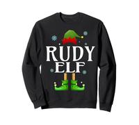 RUDY Elf Xmas Funny Men's Family Matching Christmas RUDY Sweatshirt