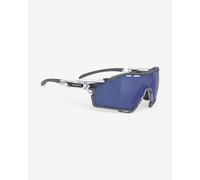 Rudy Project Cutline Glasses Shiny Grey with RP Optics Multilaser Dark Blue Lenses