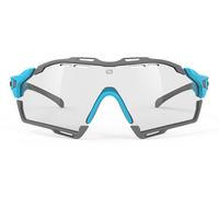 Rudy Project Cutline Glasses Light Grey Matte with ImpactX 2 Laser Black Photochromic Lenses
