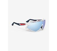 Rudy Project Defender Blue Glasses Blue with White Red RP Optics Smoke Lenses