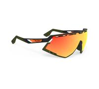 Rudy Project Defender Glasses Matte Black - Olive Multilaser Orange