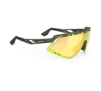 Rudy Project Defender Multilaser Matte Olive Yellow Glasses
