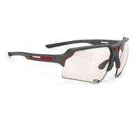 Rudy Project Deltabeat Sunglasses ImpactX Photochromic 2 Lens - Charcoal Matte / Red Lens