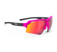 Rudy Project Deltabeat Sunglasses Multilaser Lens - Pink Fluo / Black Matte / Red Lens