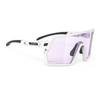 Rudy Project Kelion Sunglasses - Impactx Photochromic 2 Lens - White Gloss / Impactx Photochromic 2 Laser Purple