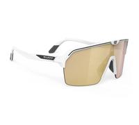 Rudy Project Spinshield Air Sunglasses Multilaser Lens - White Matte / Gold Lens
