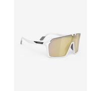 Rudy Project Spinshield Glasses Matte White with RP Optics Multilaser Gold Lens