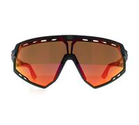 Rudy Project Defender Cycling Glasses, Stripes Black Matte/Black - Multilaser Orange