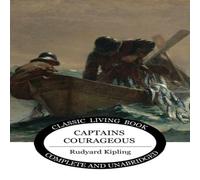Rudyard Kipling Captains Courageous Paperback Book in Gold Rudyard Kipling Gold