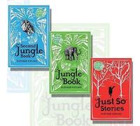 Rudyard Kipling Collection Jungle Book 3 Books Bundle (The Jungle Book,Just So Stories,The Second Jungle Book)