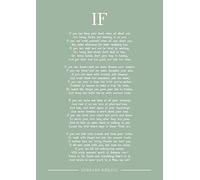 Rudyard Kipling If poem art print design A4 size