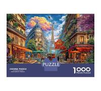 Rue De Rivoli 1000 Piece Impossible Puzzle for Adults - Challenging Jigsaw Puzzles, Family Activity & Game Gift 52x38cm/1000pcs
