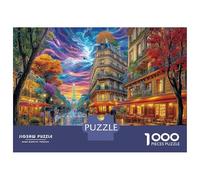 Rue De Rivoli 1000 Piece Impossible Puzzle for Adults - Challenging Jigsaw Puzzles, Family Activity & Game Gift 38x26cm/1000pcs