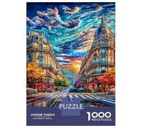 Rue De Rivoli 1000 Piece Impossible Puzzle for Adults - Challenging Jigsaw Puzzles, Family Activity & Mind Game Gift 52x38cm/1000pcs