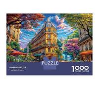 Rue De Rivoli Jigsaw Puzzles 1000 Pieces. Whimsical Challenge Toy for Adults Kids 38x26cm/1000pcs