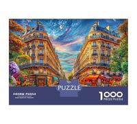 Rue De Rivoli Jigsaw Puzzles 1000 Pieces. Whimsical Challenge Toy for Adults Kids Age 14 Years Up 52x38cm/1000pcs