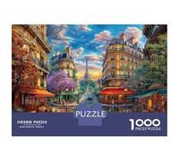 Rue De Rivoli Puzzle 1000 Pcs Impossible Jigsaw Puzzle, Challenge Puzzle for Adults & for Age 14 And Up 52x38cm/1000pcs