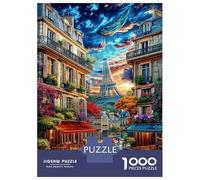 Rue De Rivoli Puzzle 1000 Pcs Jigsaw Puzzle Challenge Paper Eco-friendly Puzzle for Adults & for Age 12 And Up 38x26cm/1000pcs