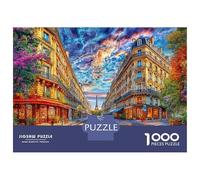 Rue De Rivoli Puzzle 1000 Piece, Impossible Jigsaw Puzzles for Adults, Puzzle Family Activity Puzzles 52x38cm/1000pcs