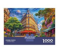 Rue De Rivoli Puzzle 1000 Piece, Jigsaw Puzzle Challenge Eco-friendly Paper Puzzle for Adults & for Age 14 And Up 70x50cm/1000pcs