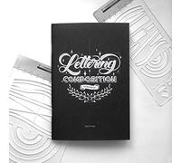 Rue High Composition Ruler Bundle | 3-inch Composition Ruler + 5-inch Composition Ruler + Lettering Composition Handbook by Nico Ng | Layout Composer, Grid Builder, Composition Shapes (Clear Acrylic)