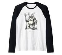 Rübezahl The Curious Guardian of Forgotten Paths Raglan Baseball Tee