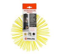 Delta RUECAB Hedgehog Sweeping Brush with M12 mm Standard Female Thread Ring Synthetic Bristles Suitable for Uncoated Ducting and Drain Unblockages Diameter 250 mm, Fiber, NC