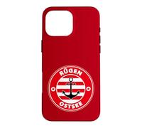 Rügen Baltic Sea Island Holiday Beach Boat Surfing Souvenir Case for iPhone 16 Pro Max