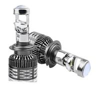 ruehalf 12V H4 H7 H11 Projector Lens Bulb HB3 9005 9006 HB4 Canbus 6000K Auto/Moto Mini Auto Fog Lamp(H7)