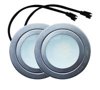 ruehalf 2-Piece DC 12V 70mm Cooker Hood LED Light 1.5W Compatible With Old Range Hood 20W Halogen Bulb Equivalent(Warm White 3000K,SM CONNECTOR_NO)