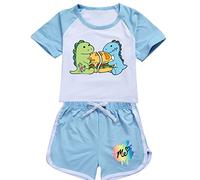 RUEKO Kids Summer Sport T-Shirt And Shorts Set Moriah Elizabeth Clothing Sets Tracksuit 11-12Y